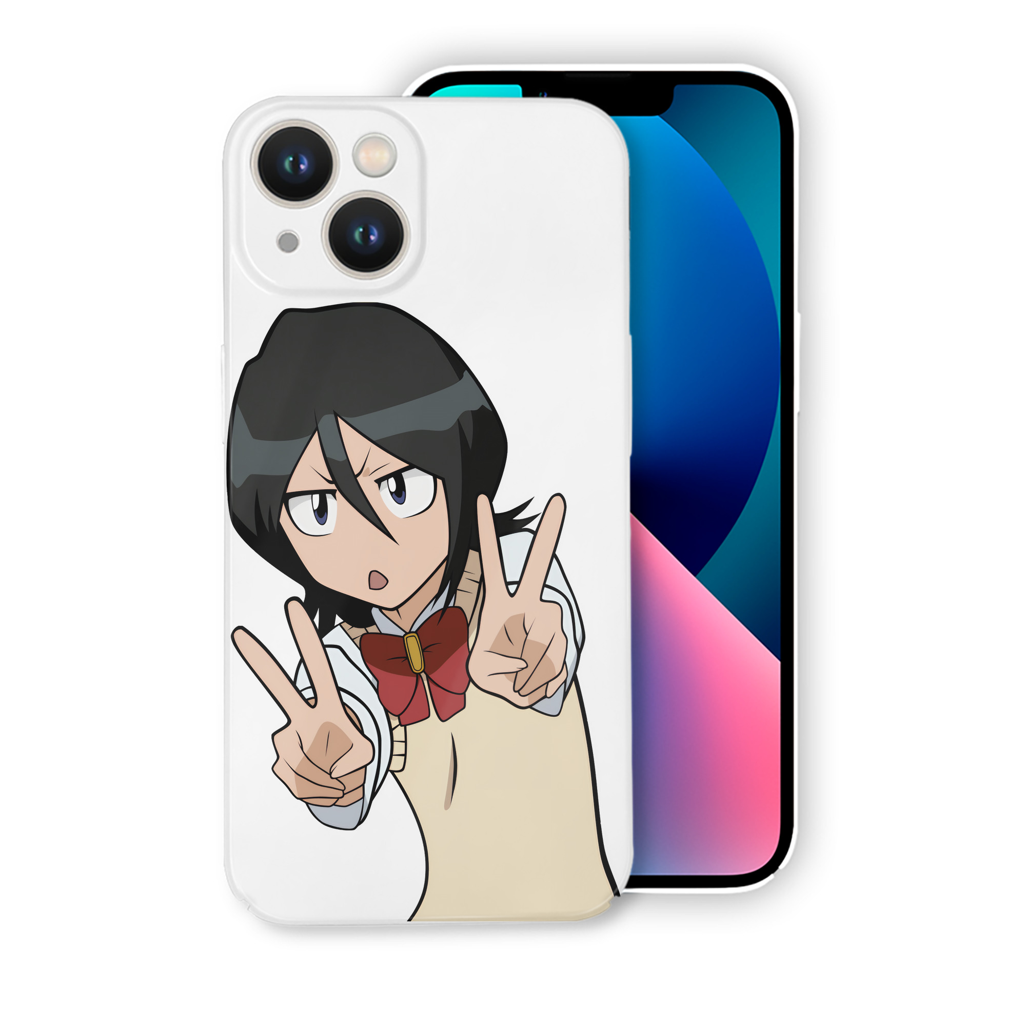 （画像用） ブリーチ 朽木ルキア BLEACH Kuchiki Rukia 【iPhone 14シリーズ対応】ハードケース